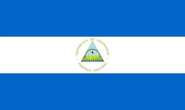 Bandeira da Nicarágua — Fotografia de Stock