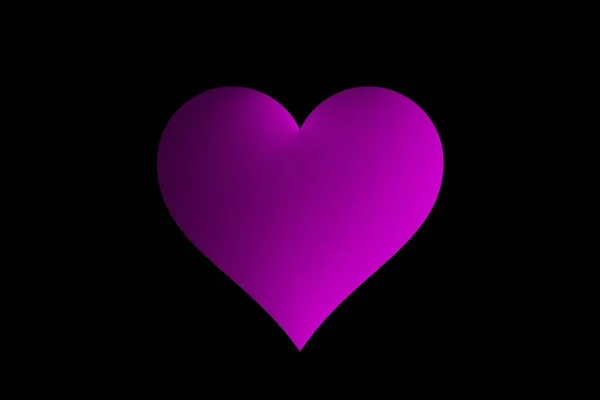 One Purple Heart — Stock Photo, Image