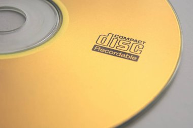 CD Kaydedilebilir Logo Kapalı Altın CD 'si