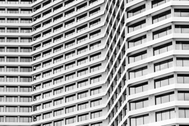 Arka plan - siyah ve beyaz işleme pencere binanın dokular