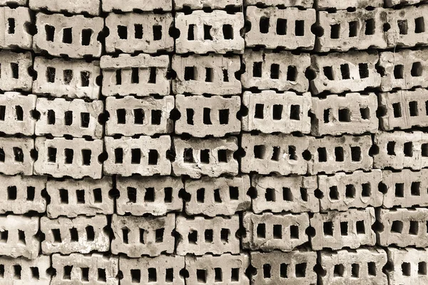 Παλιό μοτίβο διάβαση πεζών τούβλο στον κήπο. Αφηρημένα φόντο. — Φωτογραφία Αρχείου