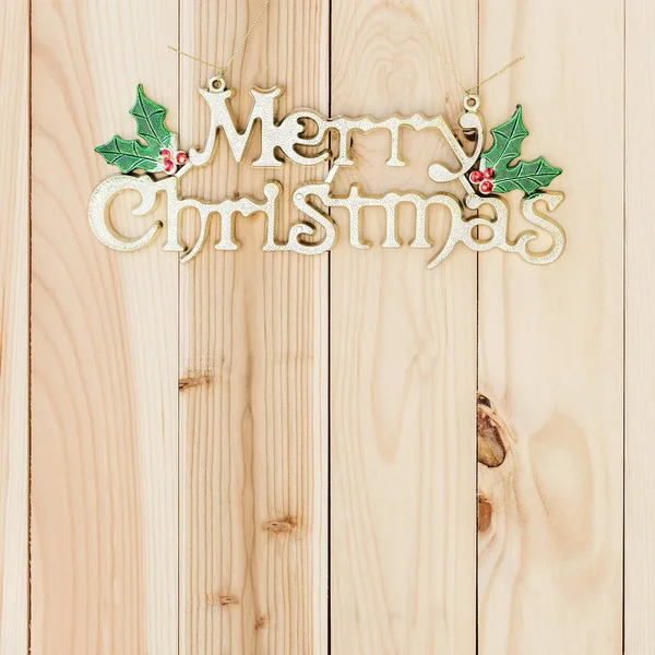 Ahşap tahta arka plan Christmas sınırında.