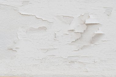 eski beyaz çatlamak grunge beton duvar - closeup yüzeyi kullanın fo