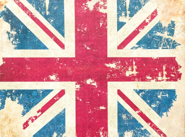 Vintage Grunge United Kingdom Flag Hintergrund Texturiert — Stockfoto