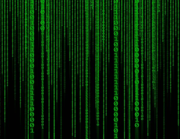 Abstract green technology binary background. Binary Computer Cod