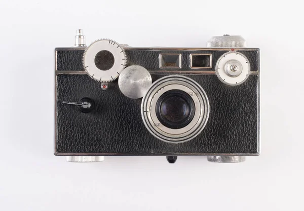 Old Vintage camera on white background. — Stock Photo, Image