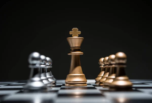 Chess photographed on chessboard while the game begin. — Stock Photo, Image