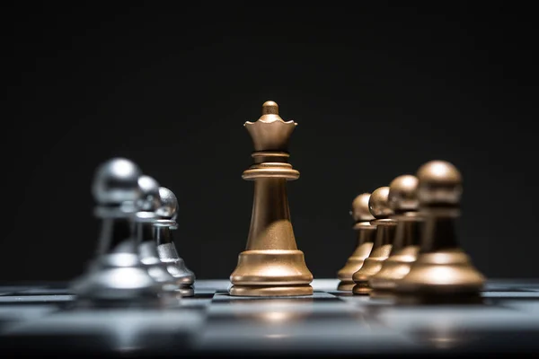 Chess photographed on chessboard while the game begin. — Stock Photo, Image