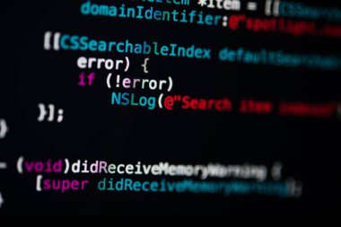 Programlama kod soyut teknolojik altyapı yazılım geliştirici.