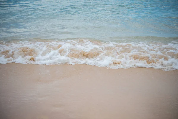 シービュー波 砂浜ビーチの背景 — ストック写真