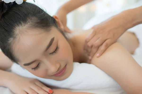 Lovely women relaxing sensual massage
