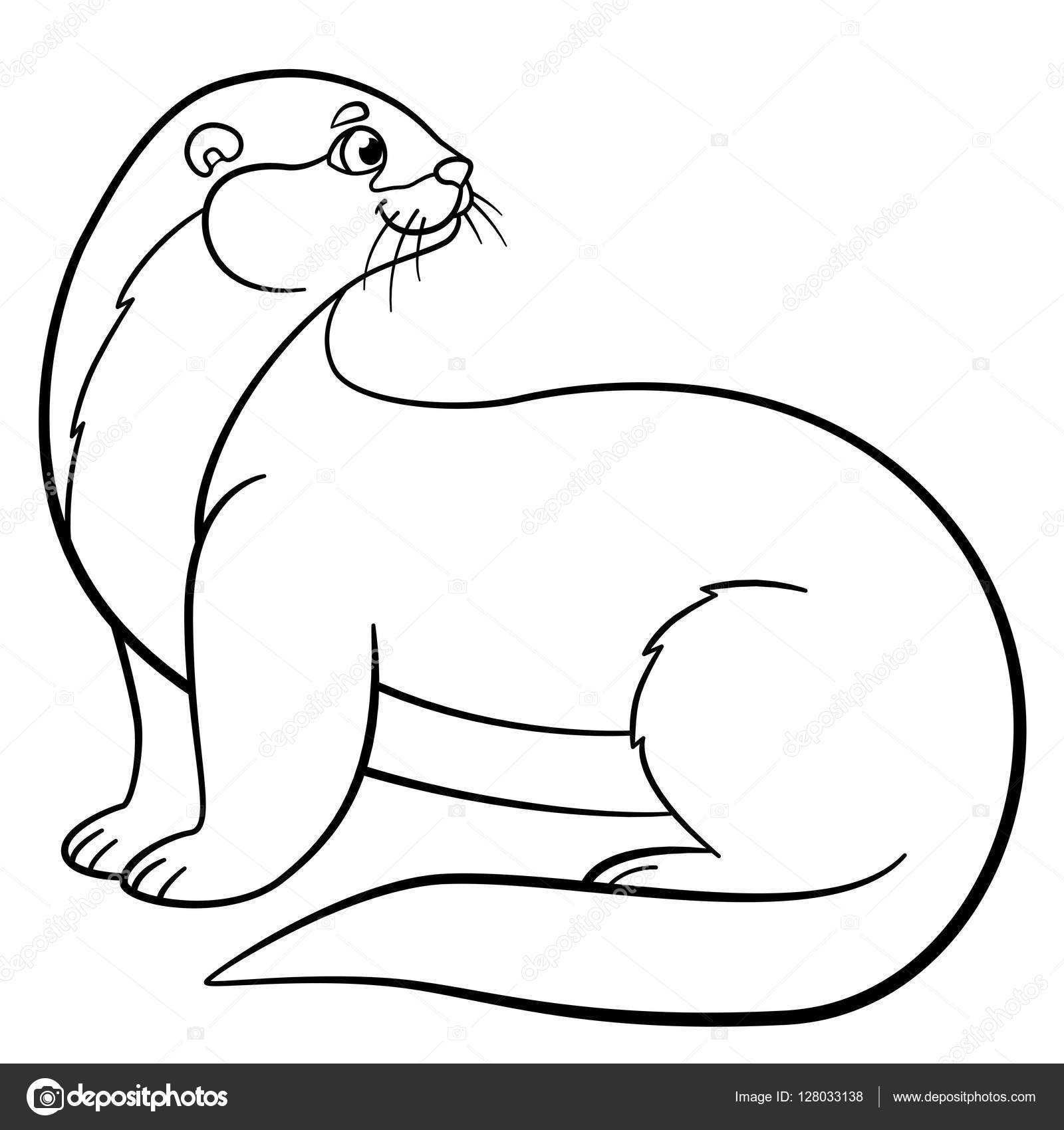 Coloring Pages Of Otters