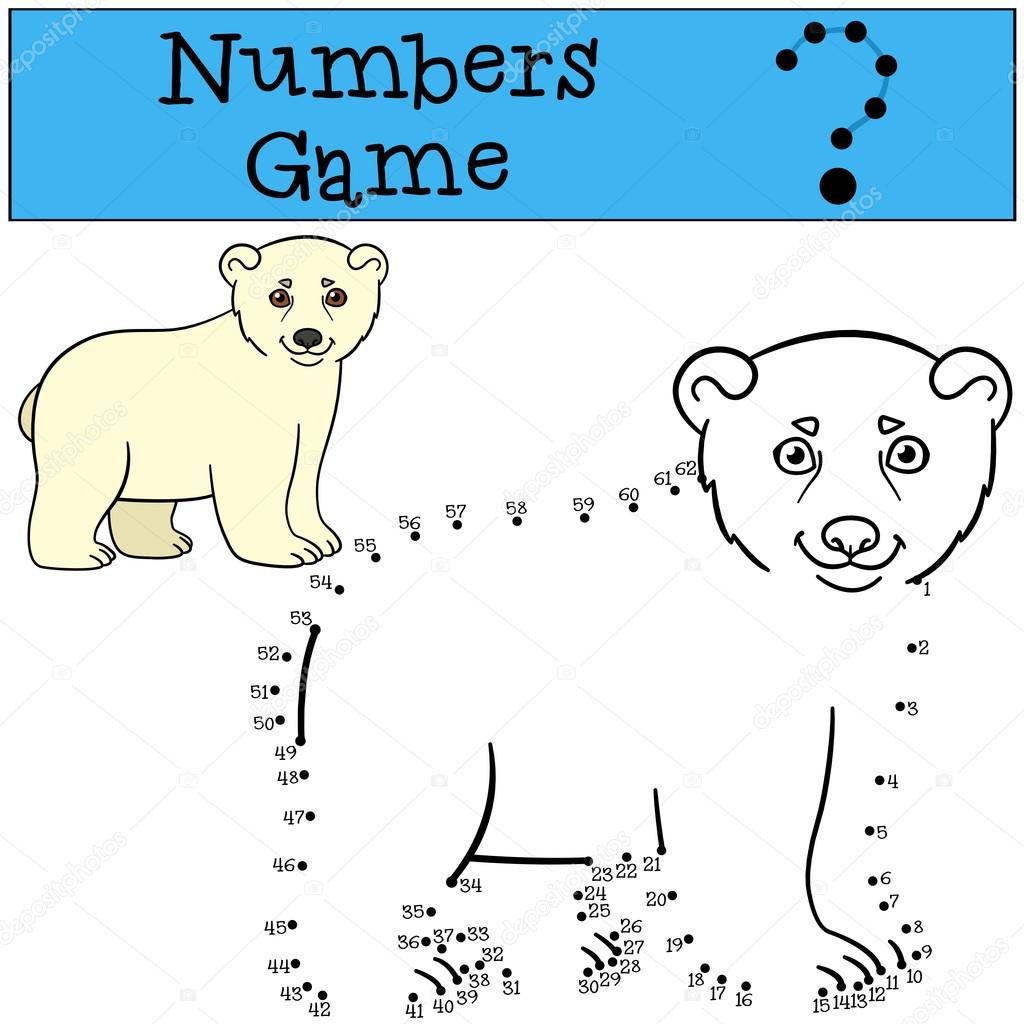 Jeu Educatif Chiffres Jeu Petit Bebe Ours Polaire Mignon Image Vectorielle Par Ya Mayka C Illustration Jeu Educatif Chiffres Jeu Petit Bebe Ours Polaire Mignon Image Vectorielle Par Ya Mayka C Illustration