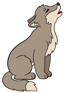 Download Baby Wolf Free Vector Eps Cdr Ai Svg Vector Illustration Graphic Art