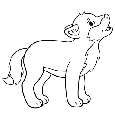 Download Baby Wolf Free Vector Eps Cdr Ai Svg Vector Illustration Graphic Art