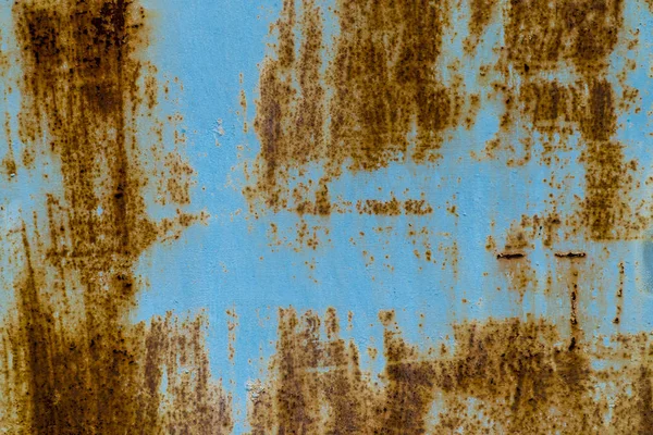 Colored texture of rusted metal — Stock Photo, Image