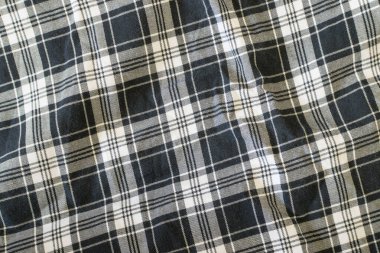 Pamuk kumaşın dokusu. Yakın plan..