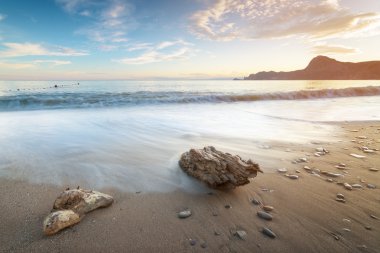 Fotoğraf akşam beach 