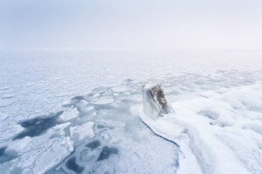 aydınlık kış manzarası 