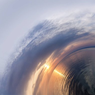 Soyut radyal illüstrasyon 