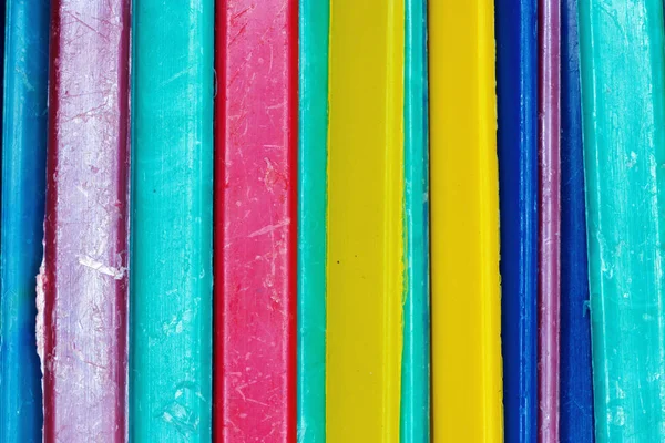 Παιδική χρωματιστό μπαστούνια μακροεντολής — Φωτογραφία Αρχείου