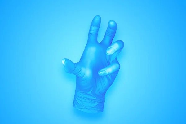 Rubber Glove Isolated Background Abstract Background Photo — Stock Photo, Image