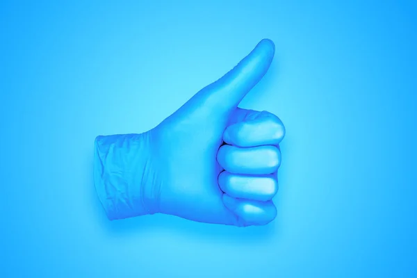 Rubber Glove Isolated Background Abstract Background Photo — Stock Photo, Image