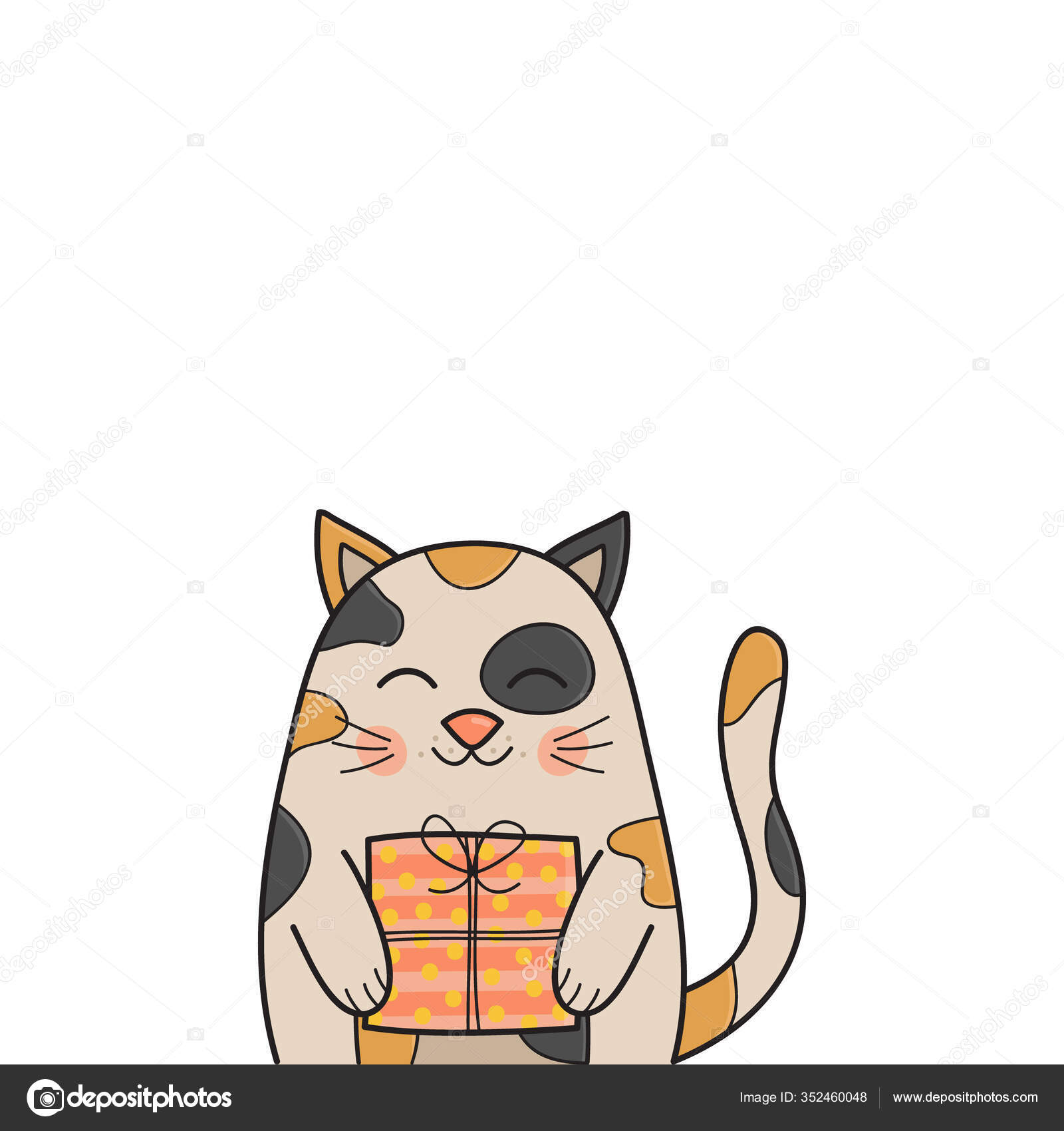 Vecteurs et illustrations de Cadeau pour chat en téléchargement gratuit