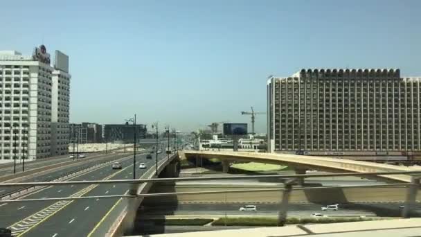 Місто Дубай Рухається Вперед — стокове відео