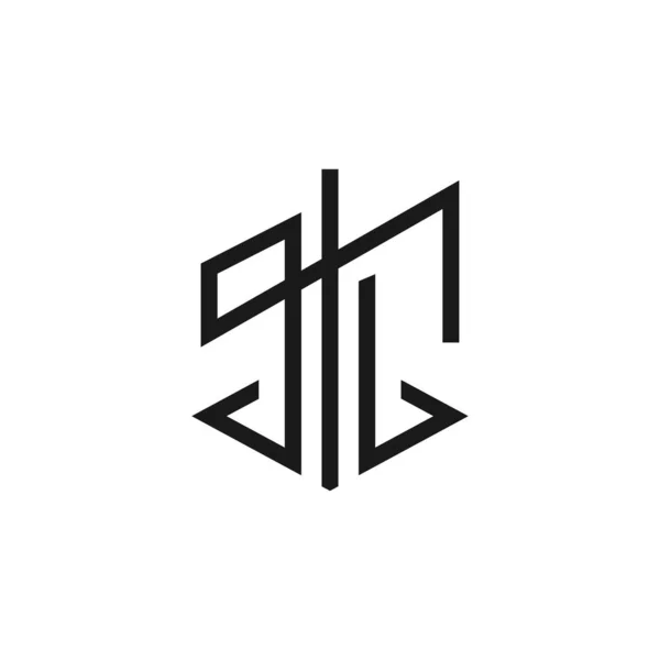 Diseño Abstracto Del Logotipo Construcción Imagen Vectorial — Vector de stock