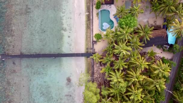Penida eiland in Indonesië luchtfoto video schieten — Stockvideo