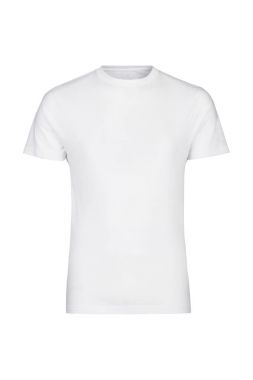 Unisex beyaz T-shirt şablonu
