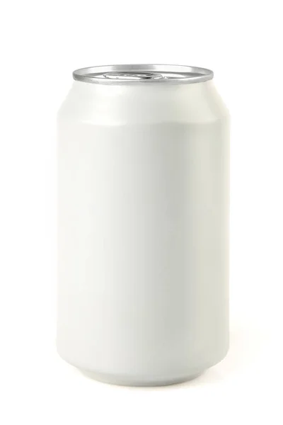 炭酸飲料やビール 分離ブランク ブラック アルミニウム — ストック写真