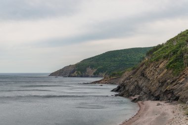 Et Covecape, breton, nova, scotia, okyanus, kıyı, sahil, yeşil,