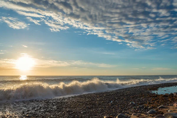 Ocean shore (Cabot Trail, Cape Breton, Новая Шотландия, Канада ) — стоковое фото