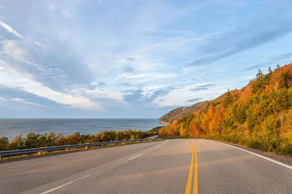 Cabot Trail Highway (Cabo Bretón, Nueva Escocia, Canadá) ) — Foto de Stock