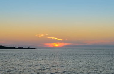 Brier Island backg Kuzey Işık ve Alarm deniz feneri ile