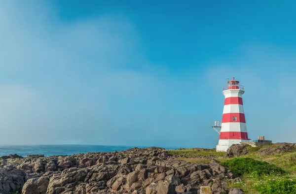 Västra ljus fyren på Brier ö — Stockfoto