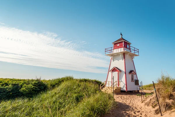 Covehead Lighthouse in Stanhope — Stock Photo, Image