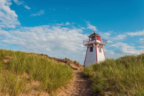 Covehead Lighthouse in Stanhope — Stock Photo, Image