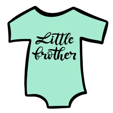 Bebek partisi davetiyesi, el yazması harflerle.