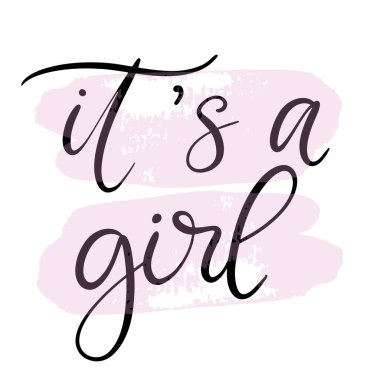 Bebek partisi davetiyesi ve el yazısı.