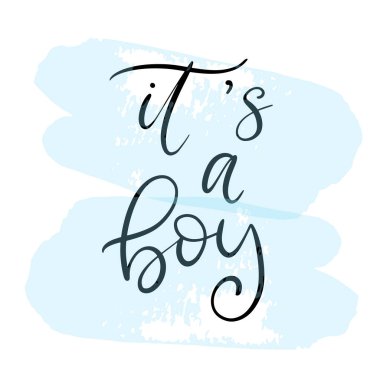 Bebek partisi davetiyesi ve el yazısı.