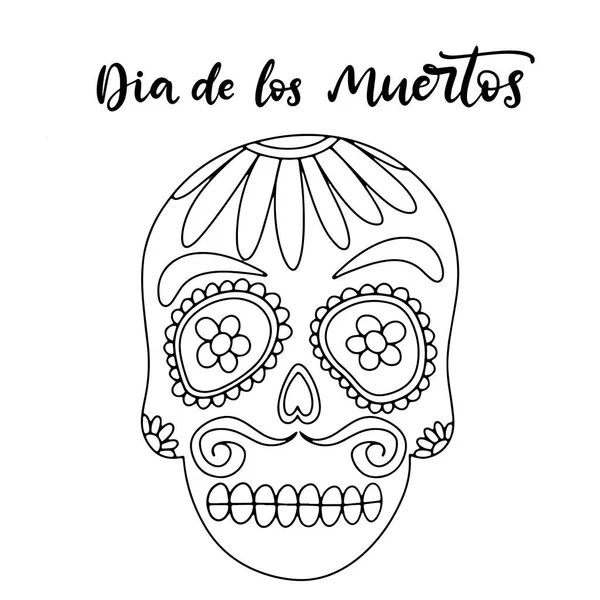 Día de los muertos, Dia de los moertos — Vector de stock