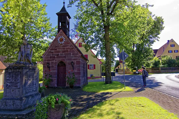 Mitteleschenbach Bavaria Germany August 2019 Small Chapel — Stock Photo, Image