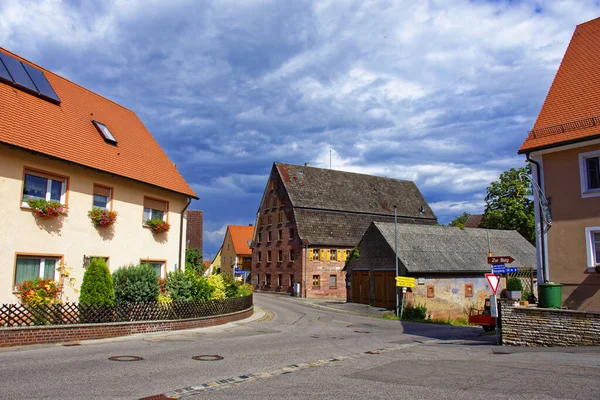 Spalt Bajorország Németország 2019 Augusztus Gyönyörű Égbolt Felhőkkel — Stock Fotó