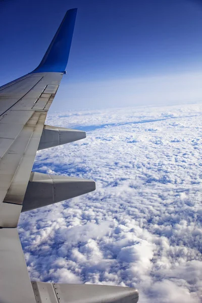 Hermosa Vista Del Cielo Desde Avión — Foto de Stock