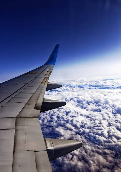 Hermosa Vista Del Cielo Desde Avión — Foto de Stock