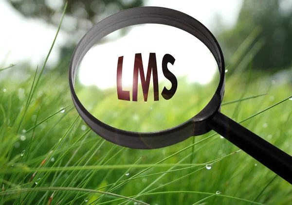 LMS (Sistema de Gestão da Aprendizagem ) — Fotografia de Stock