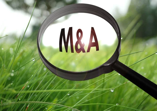 M & A (fusies en overnames) — Stockfoto